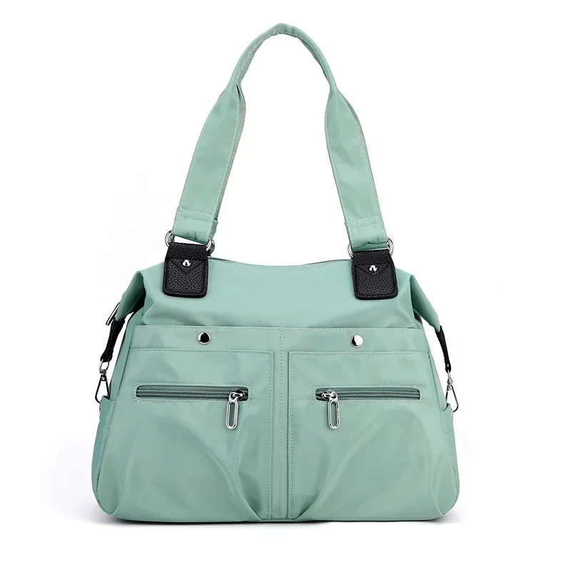 Women's Waterproof Nylon Tote Bag - Large Capacity Shoulder & Crossbody Handbag