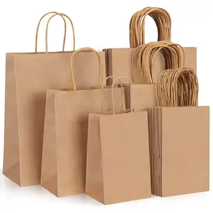 Stock Your Home Bolsas de papel kraft de 20 libras (100 unidades) – Bolsas  desechables para botellas de licor a granel, bolsa en blanco de tamaño