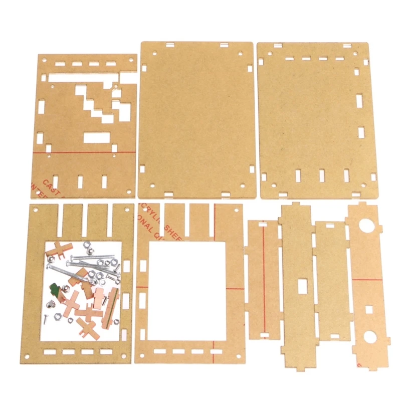 DX62 Acrylic DIY Clear Shell for DSO138 2.4" TFT Digital Oscilloscope Ki