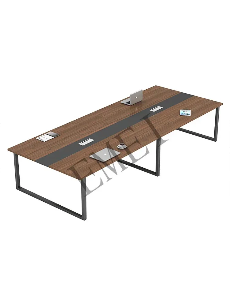 Guangzhou office furniture conference table long table simple modern rectangular staff training negotiation