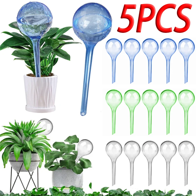 

5Pcs Automatic Plant Watering Bulbs Self Watering Globe Balls Water Device Drip Irrigation System Tools For Garden Flower Plants