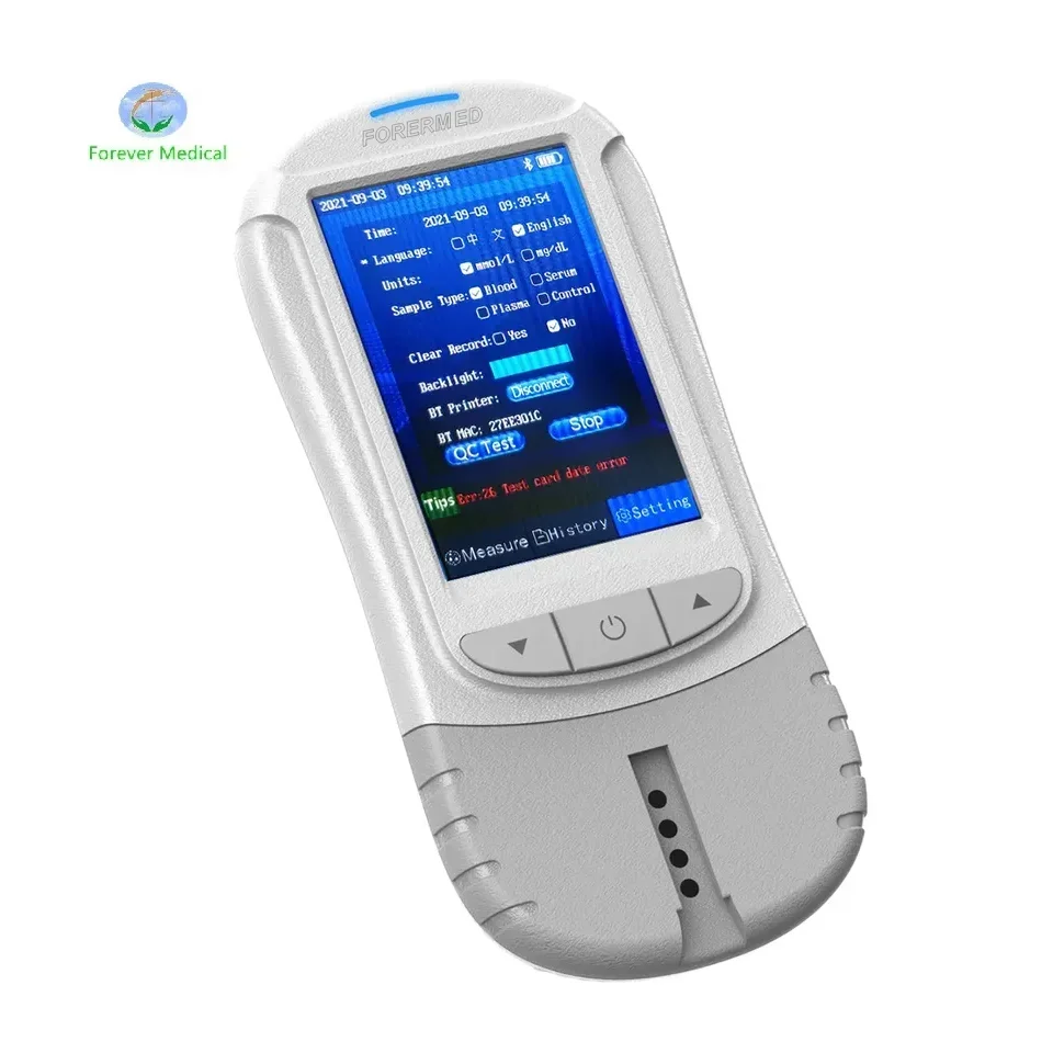 High Effective Portable Dry Biochemistry Analyzer Human Veterinary Dry Biochemistry Analyzer Lipids Glucose blood test