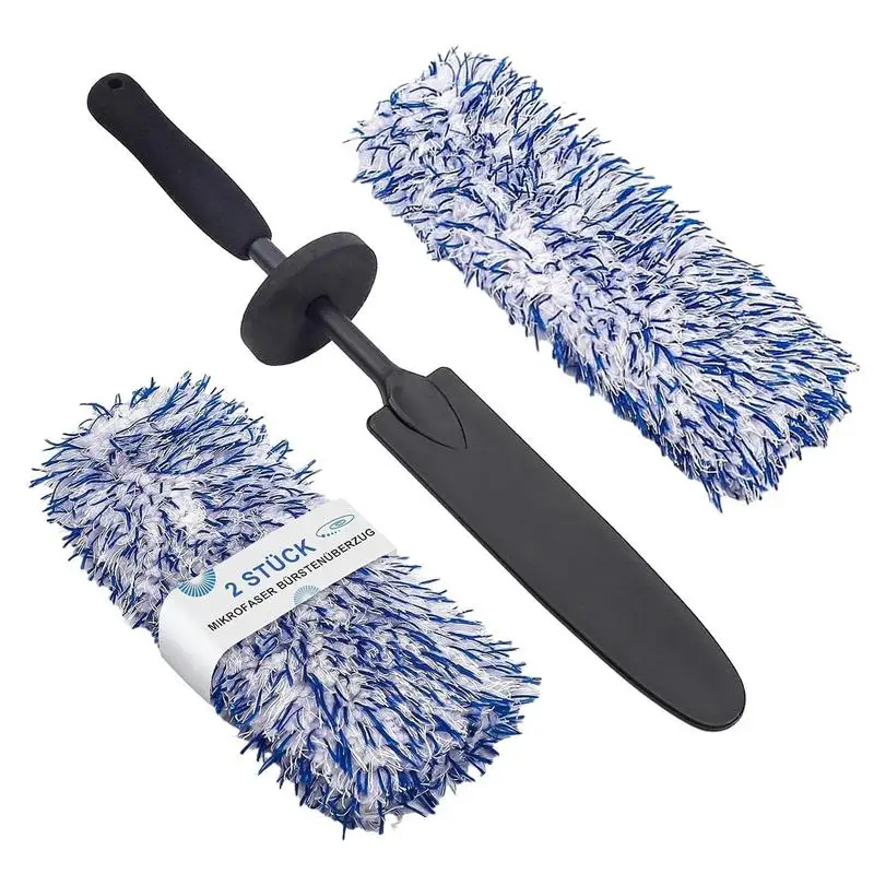 

Rim Brushes For Cleaning Wheels Tire Brush Rim Cleaner Brush Microfiber Wheel Brushes For Car Rim Cleaning Car Wash Brush