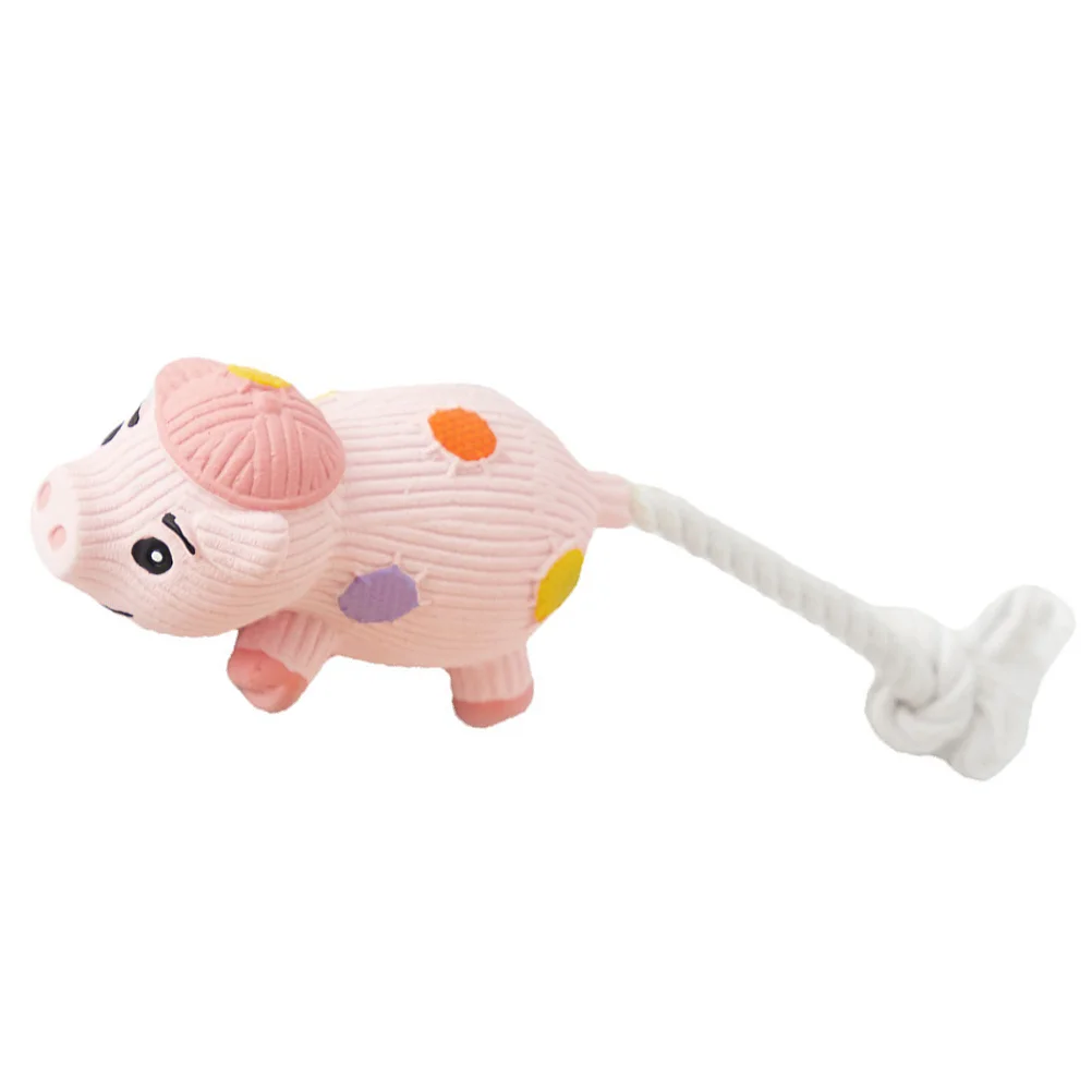 

Animal Pet Latex Toys Supplies Cotton Rope Interactive Emulsion Decorative Bite