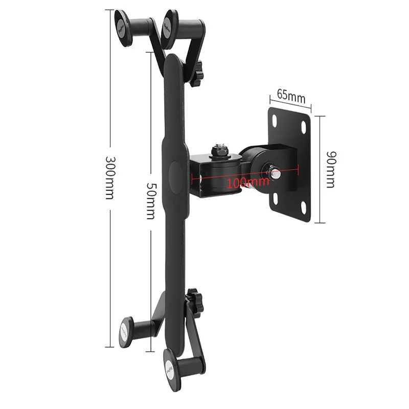360 ° Flexible Long Lazy Arm Stand Holder Tablet for 7 to 13inch iPad Wall Mounted Universal Bracket Home Office Anti-theft Wall 2