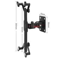 360 ° Flexible Long Lazy Arm Stand Holder Tablet for 7 to 13inch iPad Wall Mounted Universal Bracket Home Office Anti-theft Wall 2
