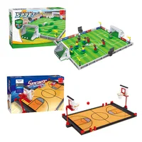 Football Field DIY Table Games World Cup Sports Theme Multiplayer Party Board Games Blocks Assembly Set Toys for Kids Adult 1