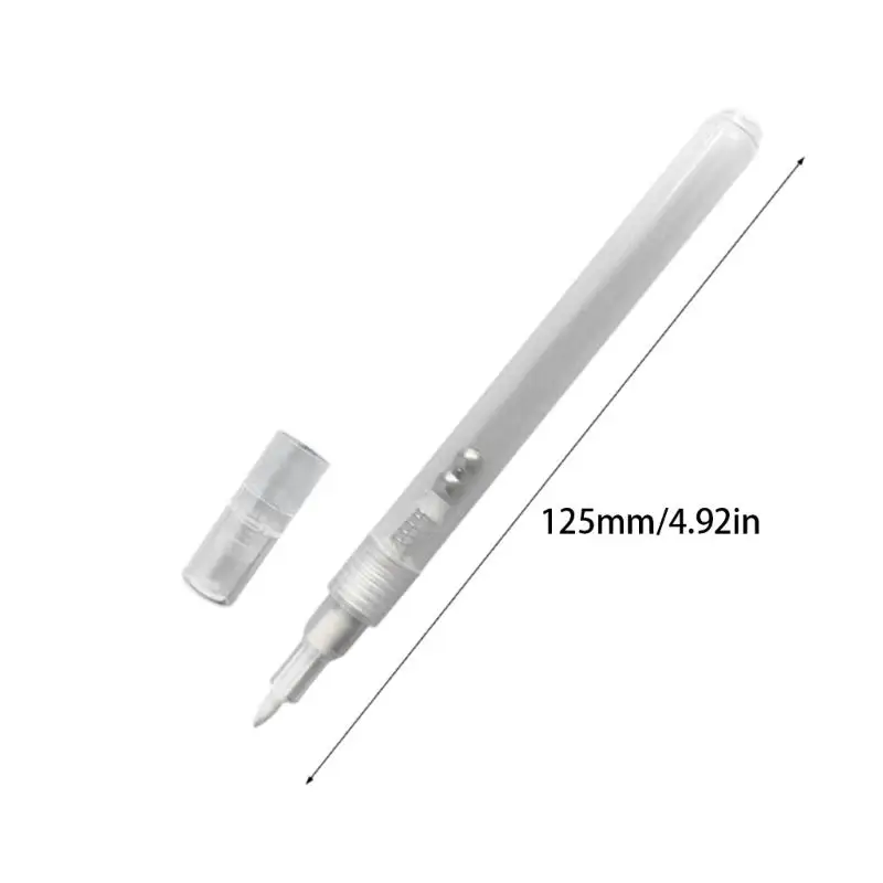 R53C 2개 빈 페인트 펜 평면 또는 원형 팁 그림용 리필 가능 빈 마커