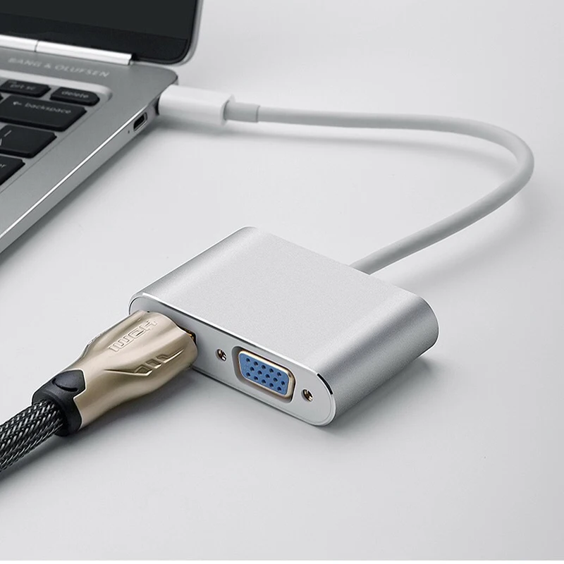 4K Type C to HDMI-compatible USB C 3.0 VGA PD Adapter Dock Hub for Macbook Samsung S20 Dex for Huawei Xiaomi