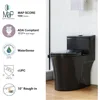 Elongated One Piece Toilet 10" Rough-in, Matte Black Toilets, Powerful Dual Flush Modern Toilet 5