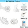 Duckbill Valve Compatible With Electric Breast Pump，Pump Parts/Breast Pump Accessories (6 Piece Set) 5