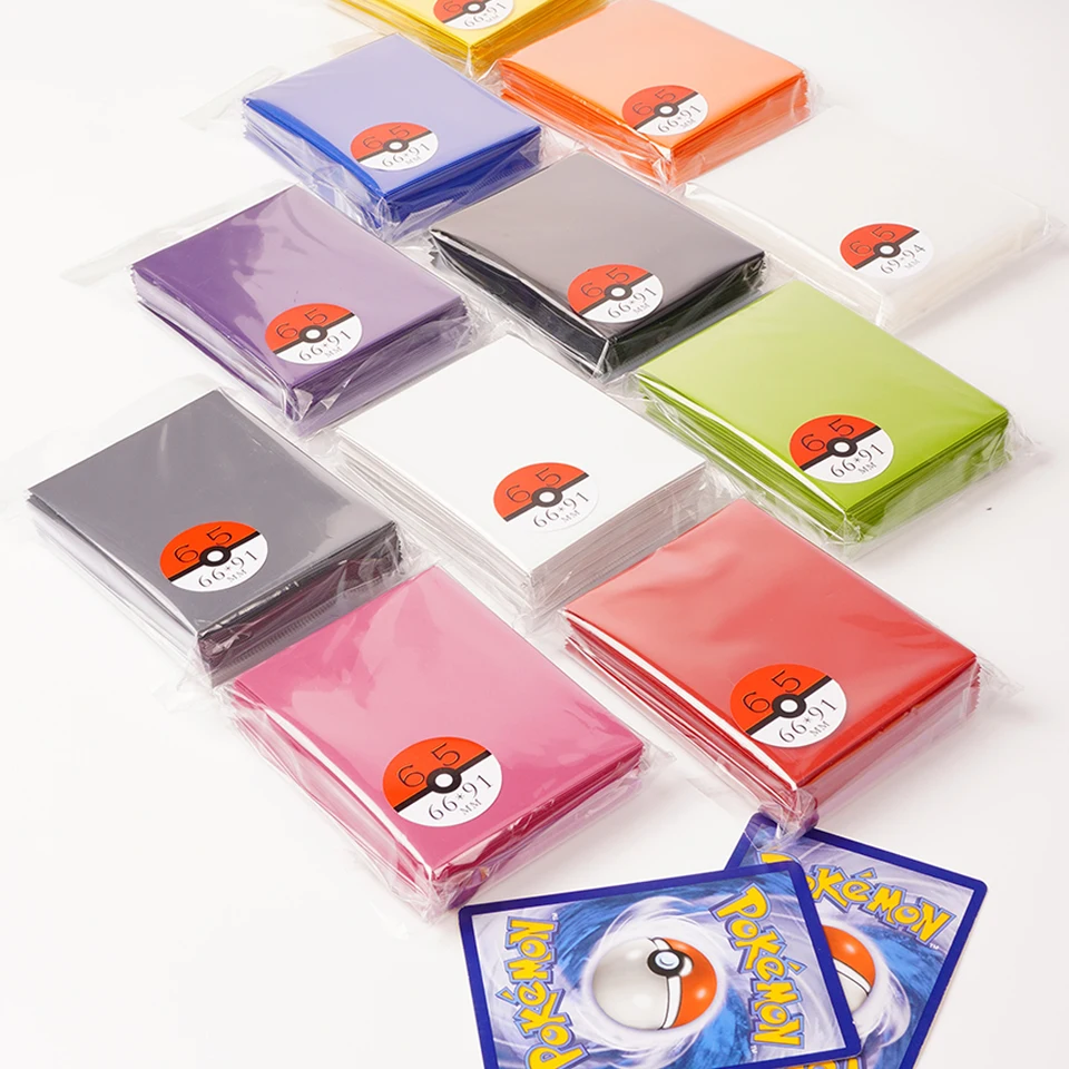 65Pcs/set 66X91Mm Diy Self Made Pokemon Ptcg Frosted Card Holder