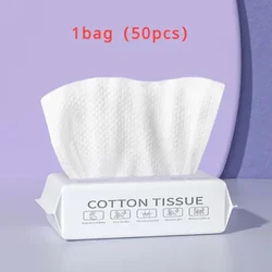 Disposable Microfiber Face Towels for Cleansing & Spa Use (50 - 100 Pack) (50 sheets)