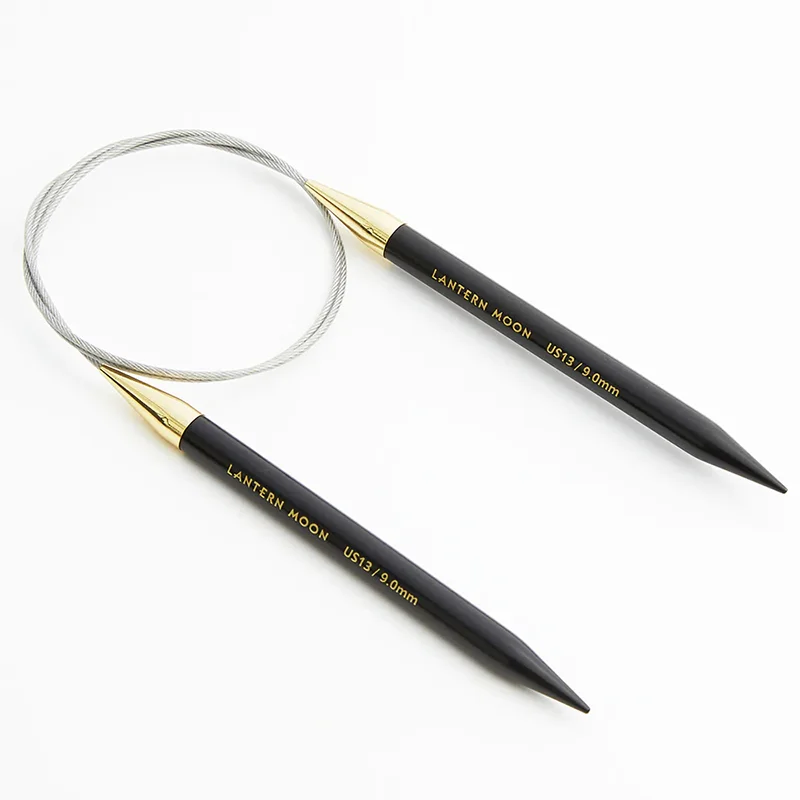 KnitPro Nova Fixed Circular Knitting Needles - US Size 19 (15mm), 60cm Cable, Nickel-Free Brass - View #6