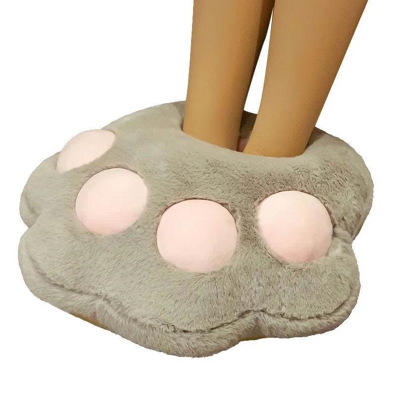 

Nice 40CM High Quality Pink Foot Cushion Plush Cat Paw Seat Stuffed Warmer Comfortable Office Feet WarmerFor Girlfriend Gifts