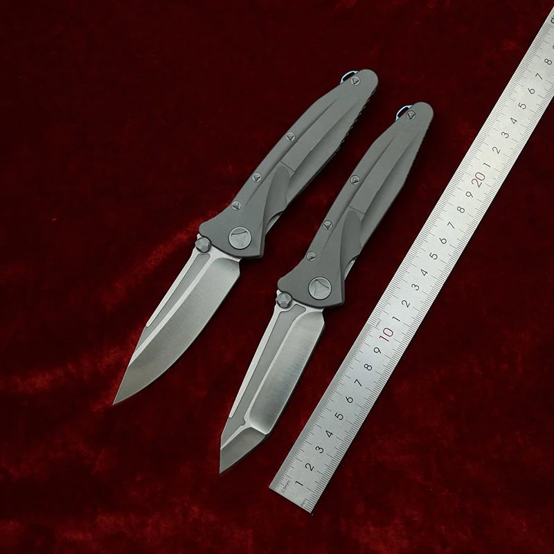 

LEMIFSHE Delta Titanium Handle D2 Blade Ceramic Bearing Pocket Survival EDC Tool Camping Hunting Utility Outdoor Folding Knife