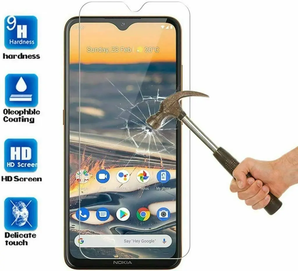 9D Full Glue Tempered Glass For Nokia G60 G10 G50 5G G11 G400 Full Cover 9H Film Screen Protector For Nokia G20 C30 G21