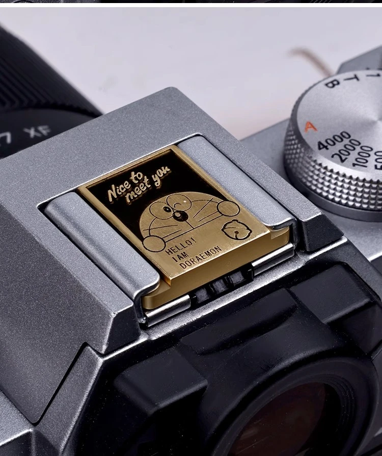Kamera Metall Messing Blitzschuh Abdeckung Für Fujifilm X100V XT50 Nikon ZFC D850 Z8 Lumix S9 Canon R5 R3 Schutz Kappe – Detail 13