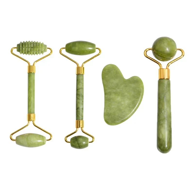 Facial Smoothness Jade Roller & Gua Sha Skin Care Tool Set