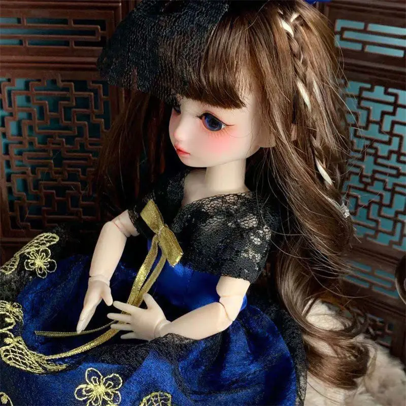 30cm Bjd Doll 22 Movable Joints Vinyl Color Eyes Soft Wig Baby Doll Can Dress Up High Quality Alice Dress DIY Toy Girl Gift 3 30cm Bjd Doll 22 Movable Joints Vinyl Color Eyes Soft Wig Baby Doll Can Dress Up High Quality Alice Dress DIY Toy Girl Gift 3