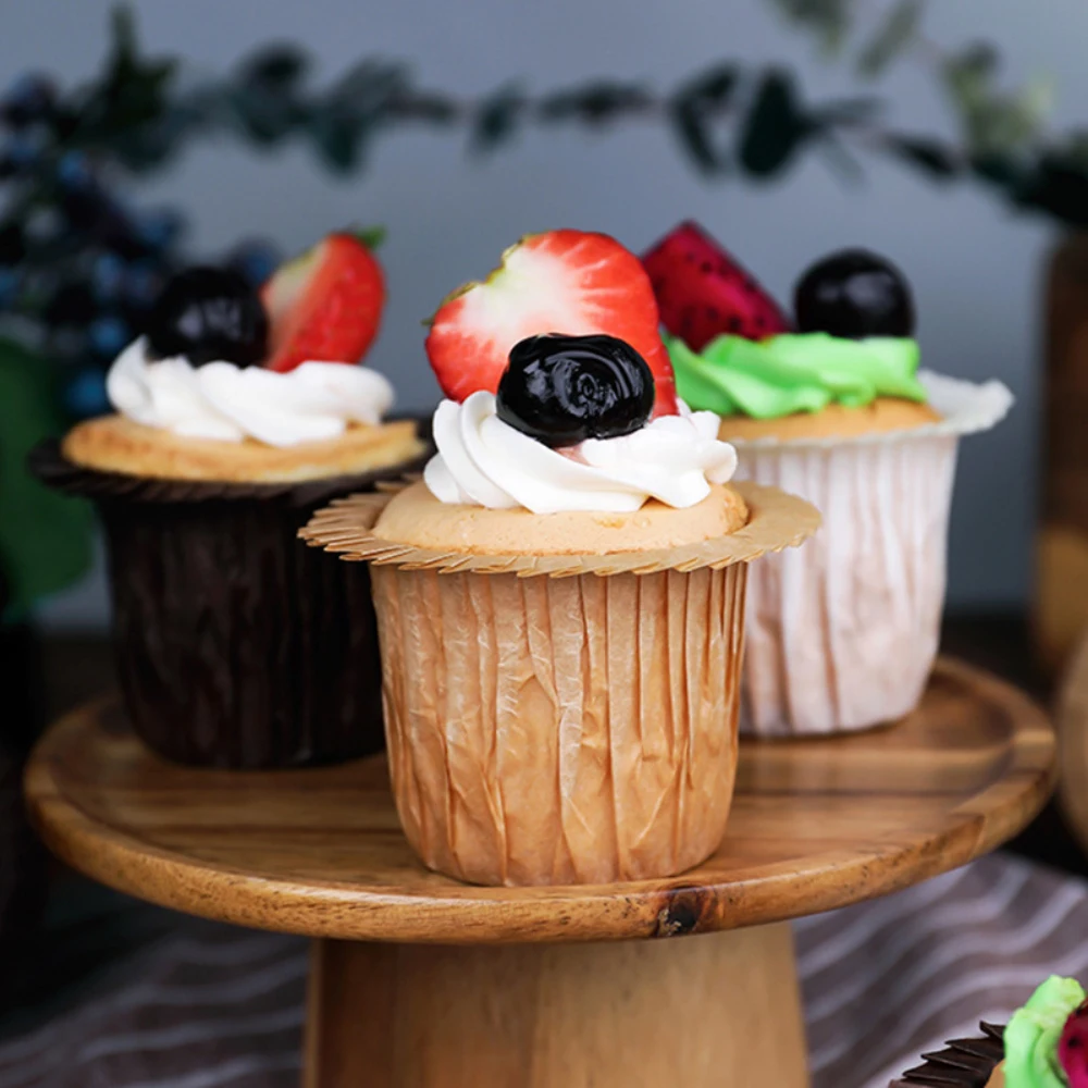 

30/50pcs High Hat Muffin Cups Cake Paper Cups Baking Cup Trays Wedding Party Decorating Supplies Cake Wrappers Kitchen Gadgets