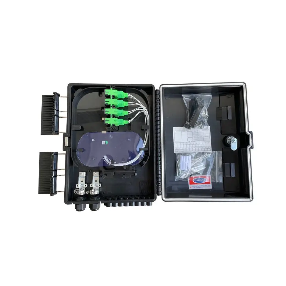 FTTH 16 Core Waterproof Cable Fiber Optic Distributio Box outdoor 16port IP65 ANATEL fiber optic splice box