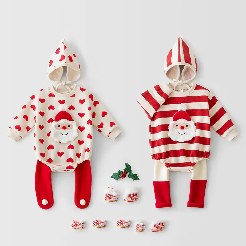 Christmas Baby Bodysuit Santa Claus Infant Jumper