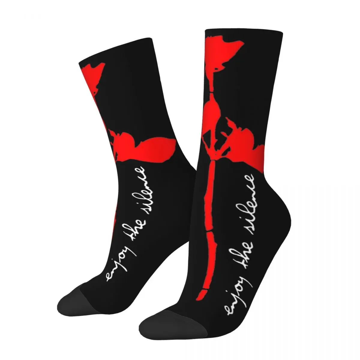 

Rock Music Depeches Mode Band Metal Merch Socks Compression High Quality Long Socks Warm for Womens Gifts