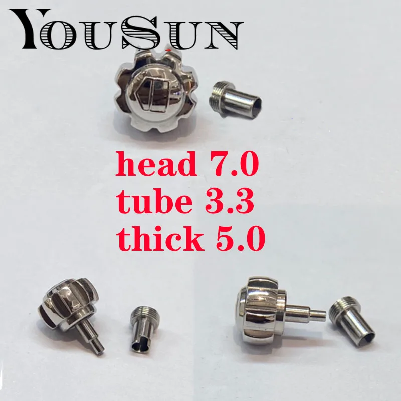 

For Tag Heuer Screw Head 7.0mm Watch Crown Outer Wire Head Watch Accessories