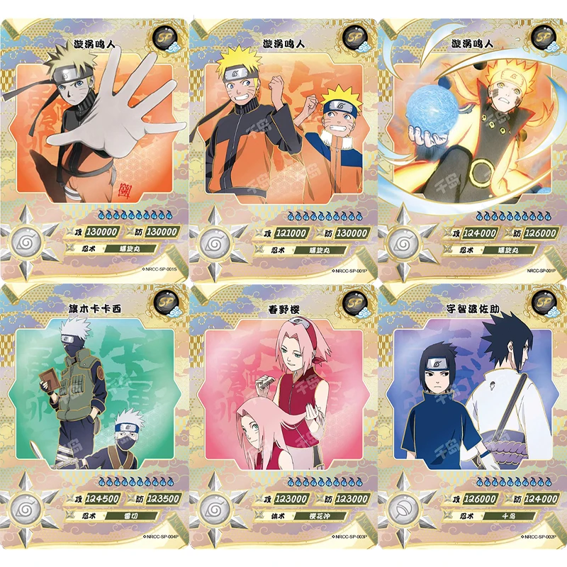 Kawou Naruto Cards Ninja Age Special Pack N Version Rare SP Card Anime Figures Uzumaki Naruto Haruno Sakura Collection Card Gift