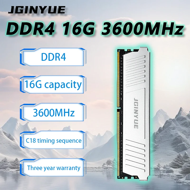 JGINYUE DDR4 16G 3200MHz 8GB 16GB 8 gb 1.2V Desktop Memory ram