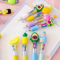 5-20Pcs/Lot Cute Cartoon 4 Color Mini Ballpoint Pen KawaiiUnicorn Flamingo Retractable Stationery Gift SchooOoffice Supplies 5