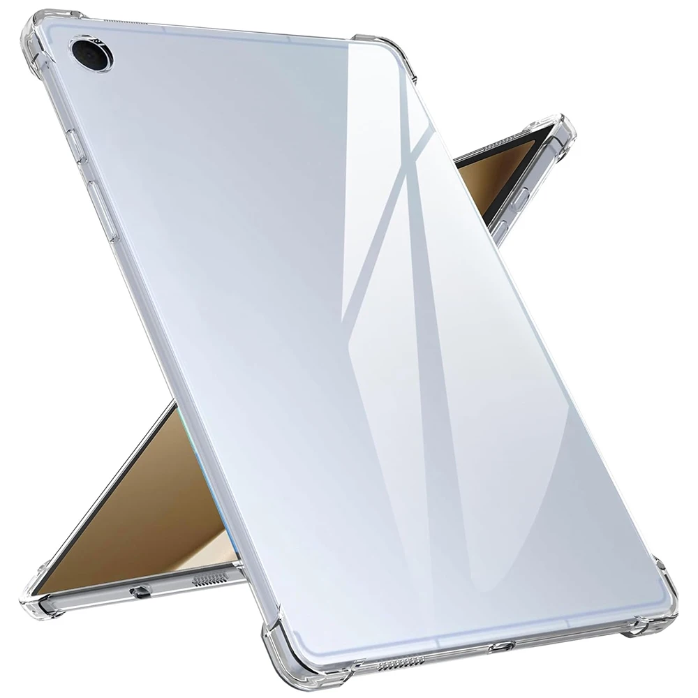 Transparent Shockproof Silicone Case, Anti-Scratch & Anti-Yellowing, Slim-Fit 11-Inch Tablet Cover