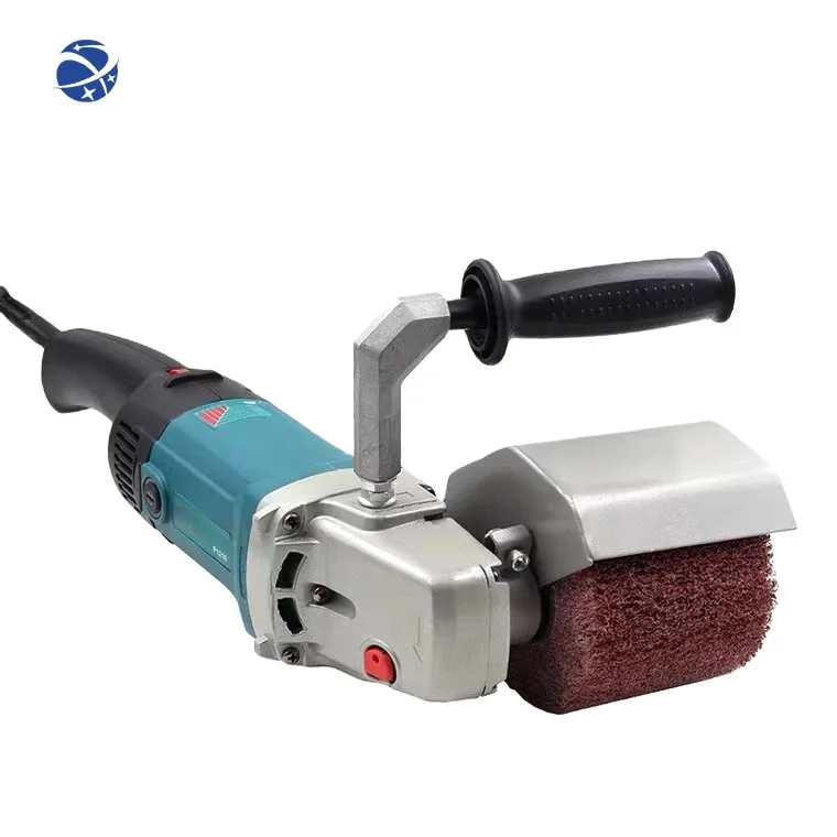 

yyhc Electric Burnishing Polishing Machine Handle Polisher Sander Wire Drawing Machine for grinding Wood Metal