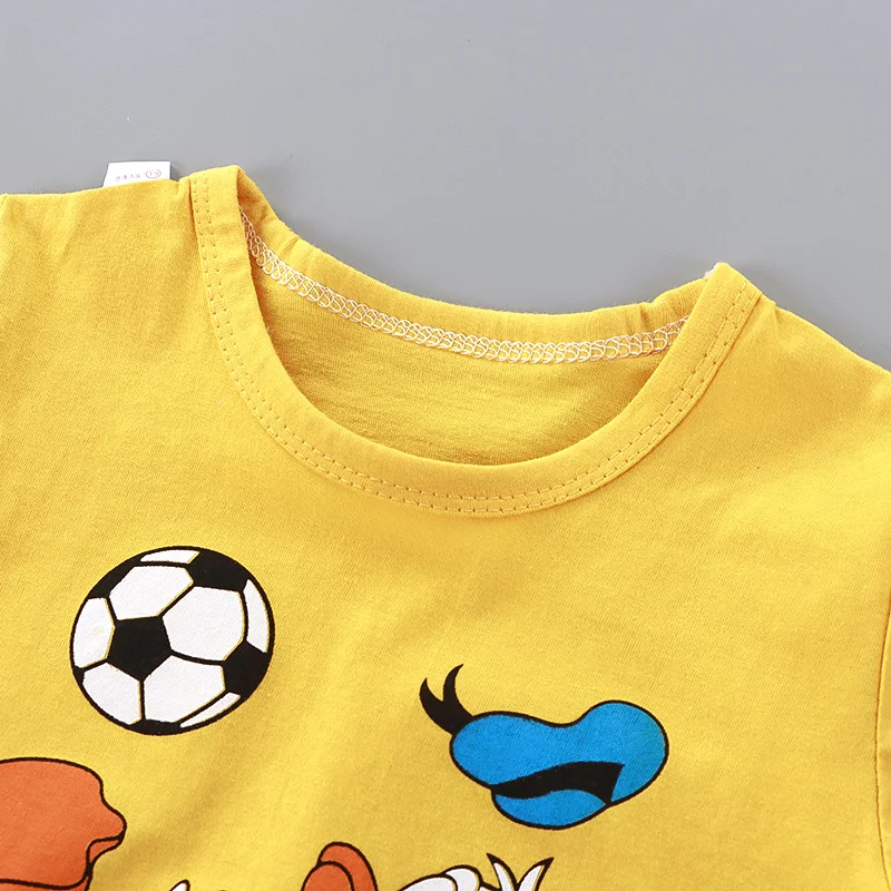 Boys clothes set 2pcs Summer Cartoon gril Short-Sleeved kids Suit Children's Clothing Outfit Set for boys 0-4 year - 3