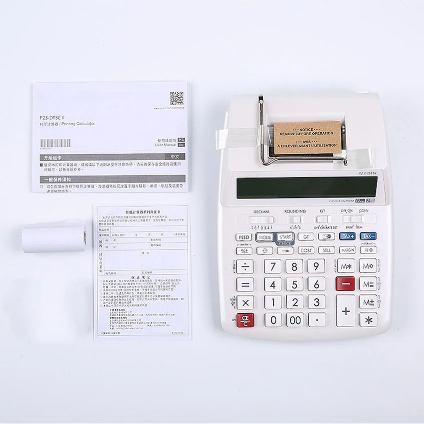 Canon calculatrice de bureau avec rouleau P23-DTSC II