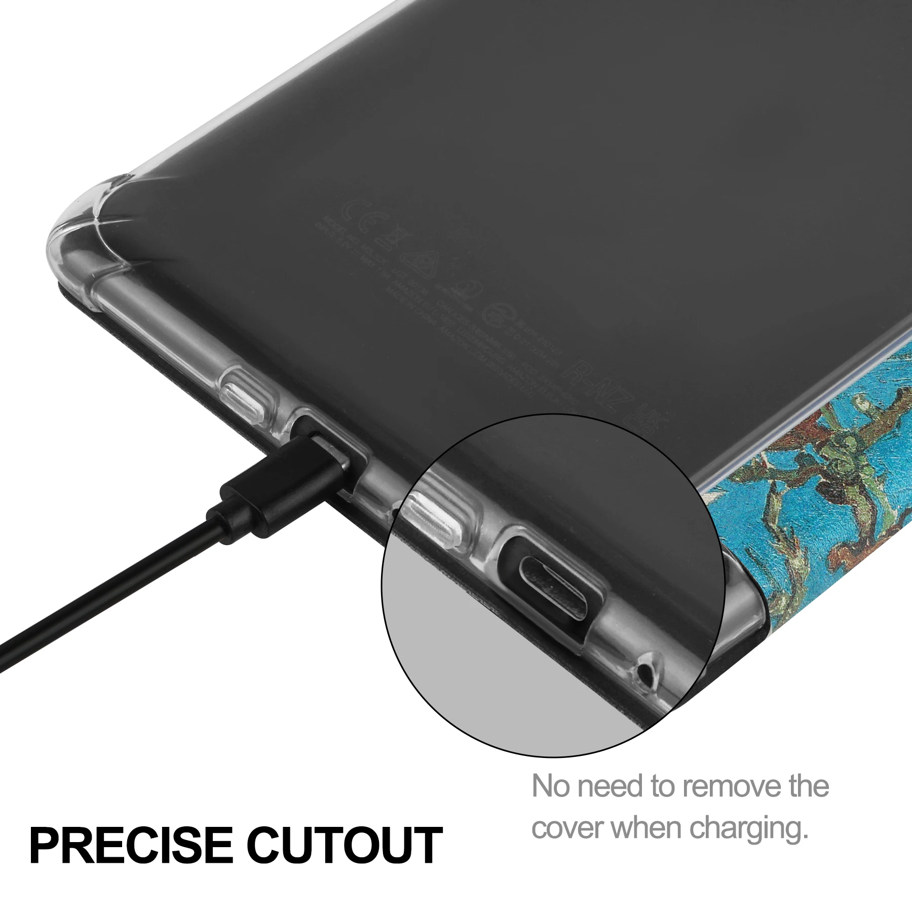 Transparent Soft TPU Cover for Kindle Paperwhite Signature Edition (2024)