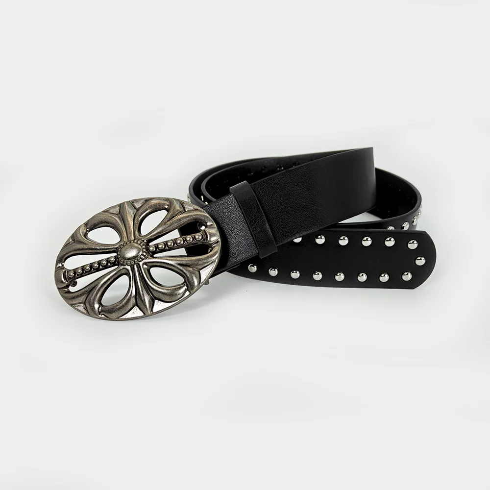 Unisex Jeans Belt Female Punk Gothic Wide Belts For Women