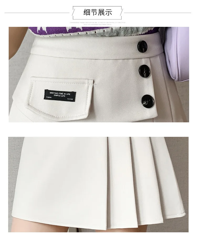 midi skirt Women Skirt Black High-Waist A-Line Irregular Short Skirts Miss 2022 Summer Korean Style All-Match Casual Commuter Skirts midi skirt