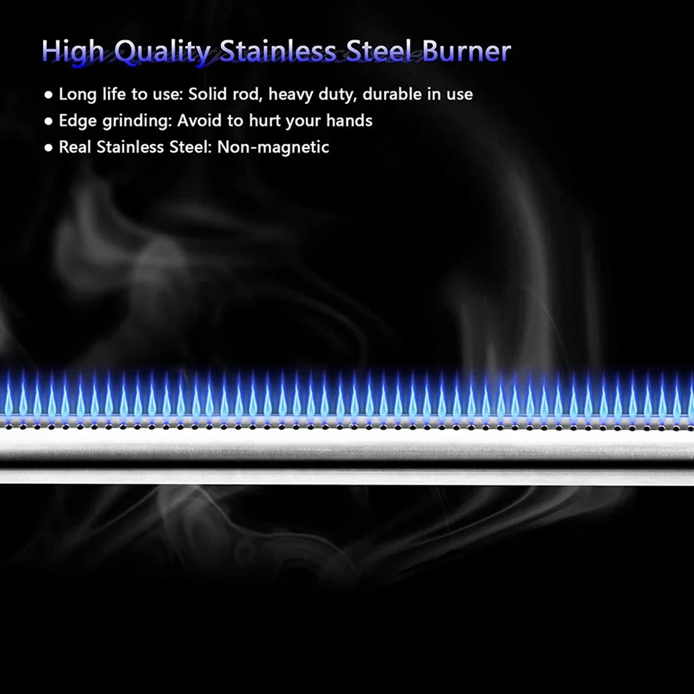 Stainless Steel Burner Tube Gas Grill Burner Tube Replacement For Weber Q3000 Q3200 Q300 Q320 For Weber Q200 Q220 Q2000 Q2200