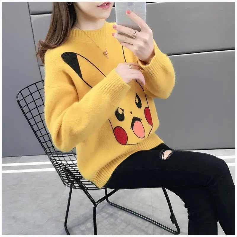 Pokemon Sweater Pullover Pokemon Sweater Women Animation