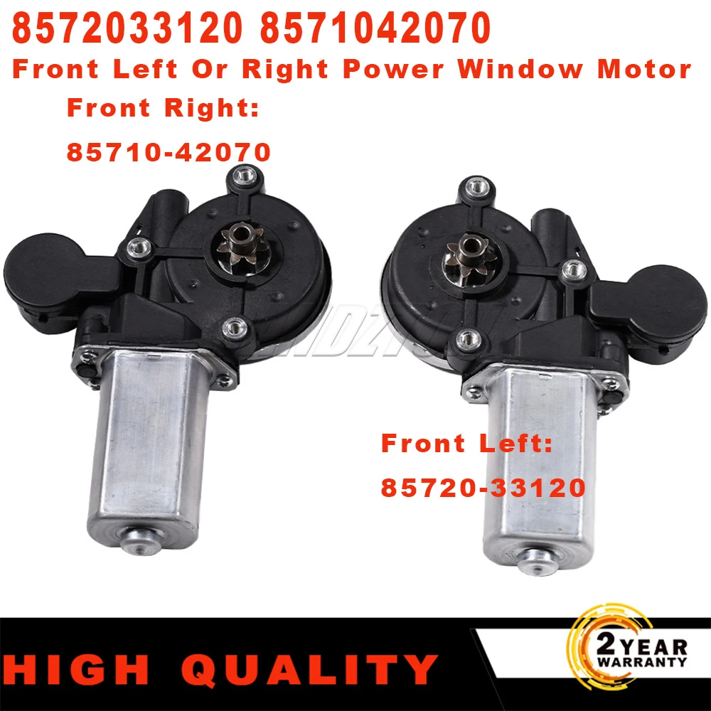 VHEUHZ Elektrischer Fensterhebermotor Vorne Rechts Für Toyota RAV4, Camry & Highlander