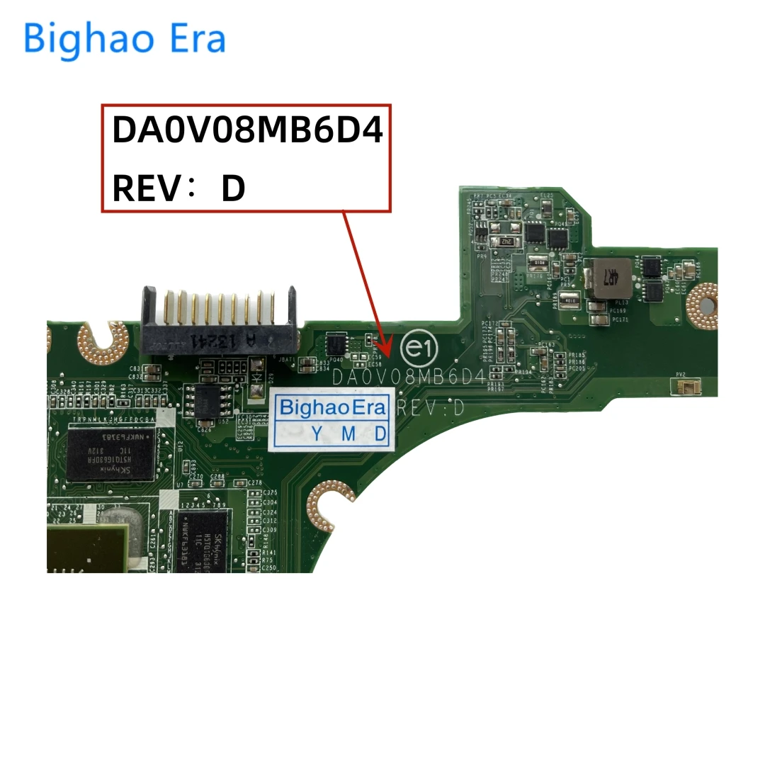 Placa-mãe Portátil para Dell P33g Vostro 3460 V3460 Placa-mãe com Chipconjunto Hm77 Gt630m 1gb-gpu Da0v08mb6d1 Da0v08mb6d4 Cn0c0nhy C0nhy - Imagem 3
