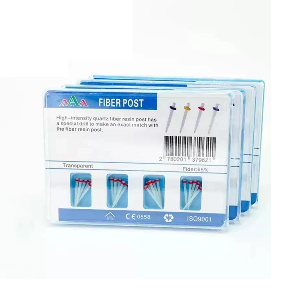 Kit Perni Dentali In Fibra Di Quarzo Skysea – 4 Colori, Filettati, Post Resina (1.2 - 1.8 Mm)