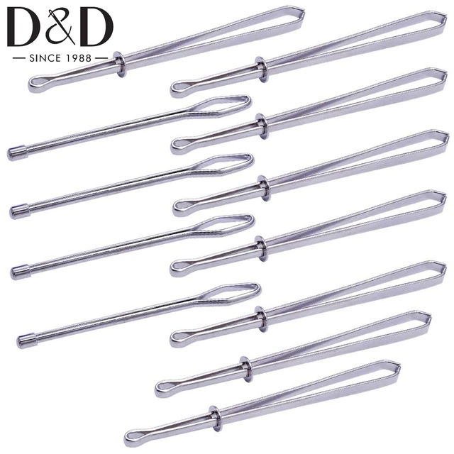 2Pcs Easy Pull Bodkin Drawstring Threader Tweezer Metal Bodkin Ribbon  Weaving Tools DIY Elastic Band Threader Sewing Accessories - AliExpress