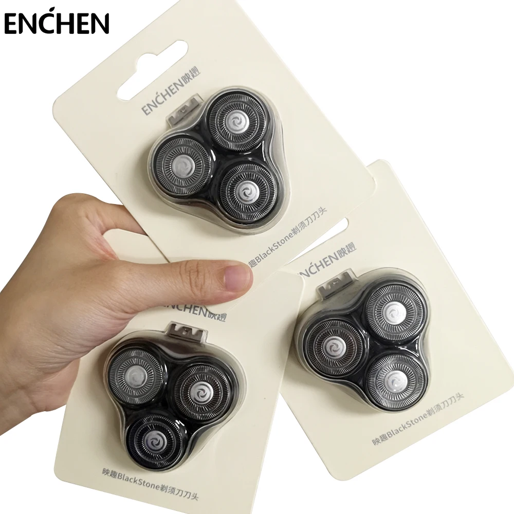 ENCHEN Blackstone Replacement Electric Shaver Head 1PC 3D Float Tripe Blade Electric Razor Cutter Heads Original electric shaver head,electric shaver blades