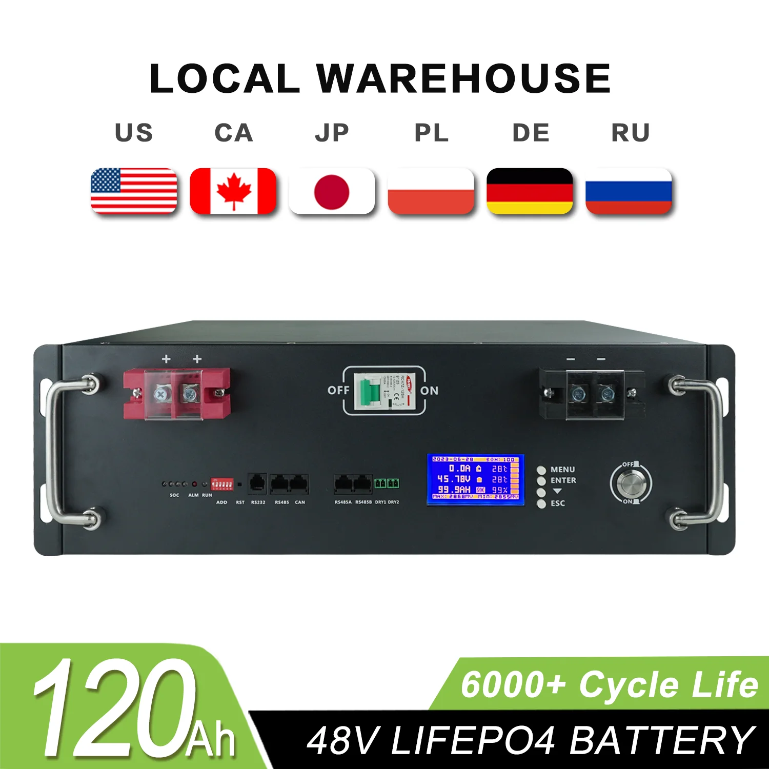 Buy Wholesale China Lithium Battery Long Cycle Life Recharge 48v 50ah 80ah  100ah 120ah 150ah 200ah Lifepo4 48v Battery & Lithium Battery at USD 450