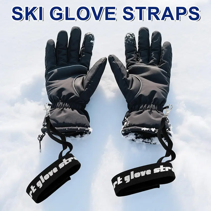 Ski Leashes Nylon With Metal Button Strap Wrist Straps Glove Carrier Sling Clips Gear Winter Snow Sport Skiing Handcuffs_voghion.com
