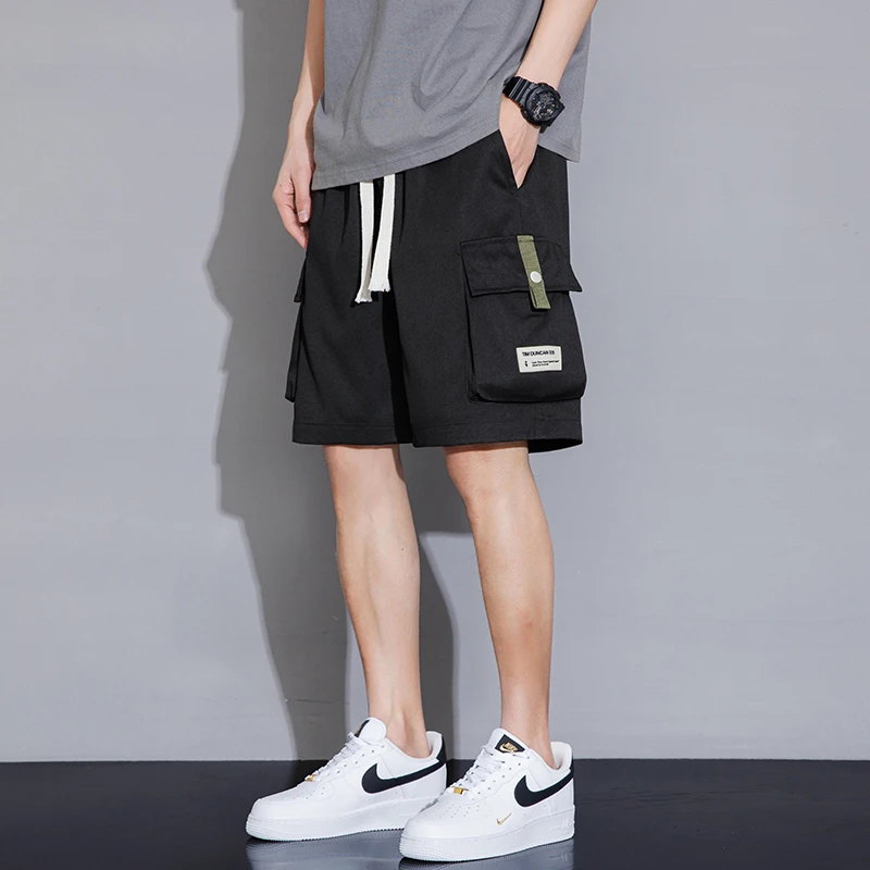2024 Summer Men Shorts Loose Casual Multi-Pocket Baggy Shorts Streetwear Hip Hop Fashion Trend Shorts 5Xl Casual Jogging Shorts