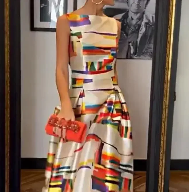 Рисунок 3 - Женская длинная юбка с принтом